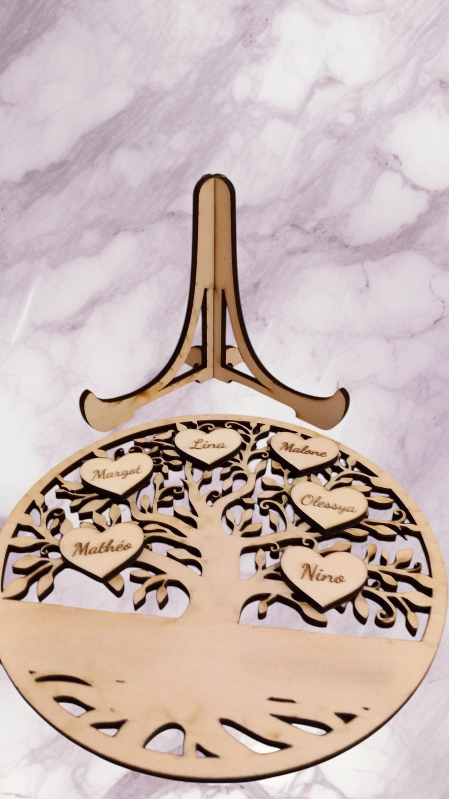 Arbre de vie personnalisable avec son socle 20cm