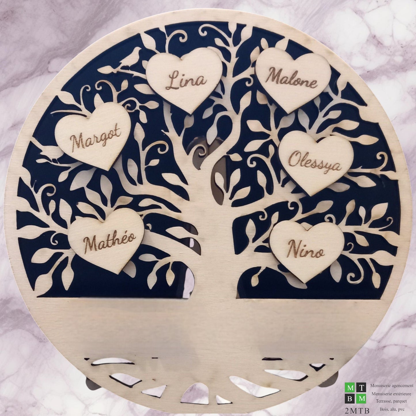 Arbre de vie personnalisable avec son socle 20cm