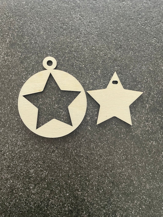 Boule de Noël personnalisable avec étoile détachable