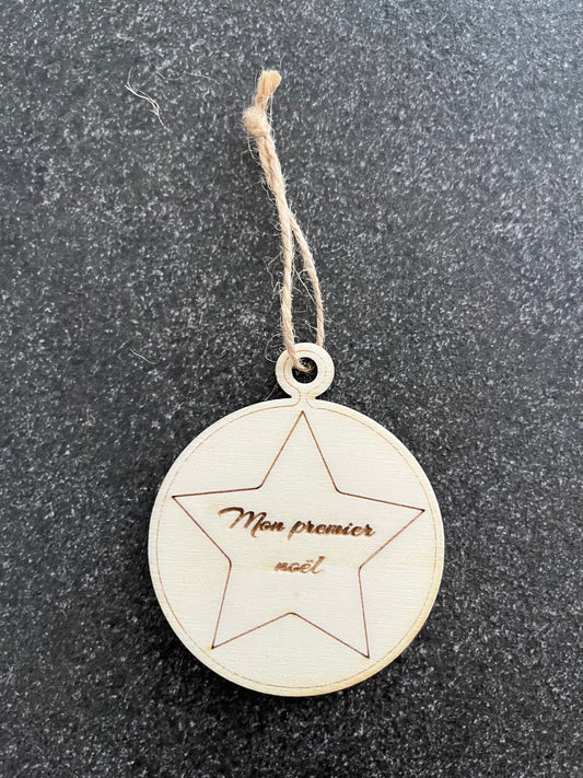 Boule de noël "Mon premier noël"