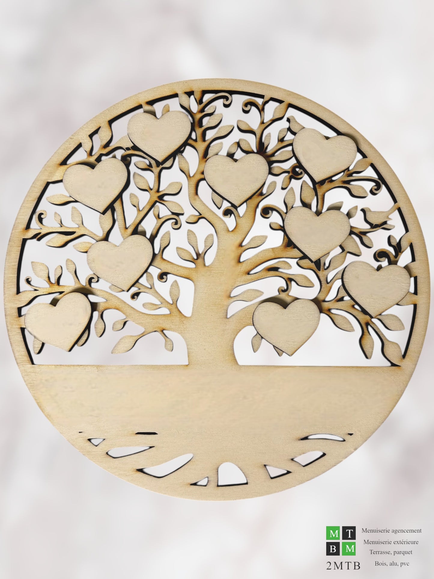 Arbre de vie personnalisable avec son socle 23cm