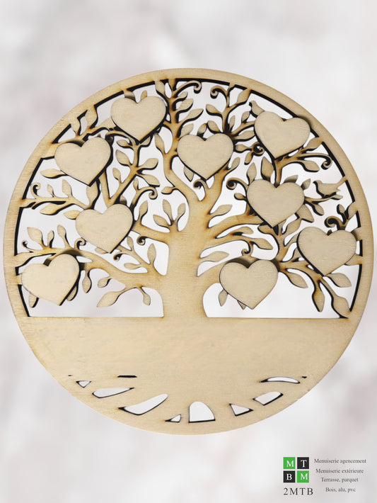 Arbre de vie personnalisable avec son socle 23cm