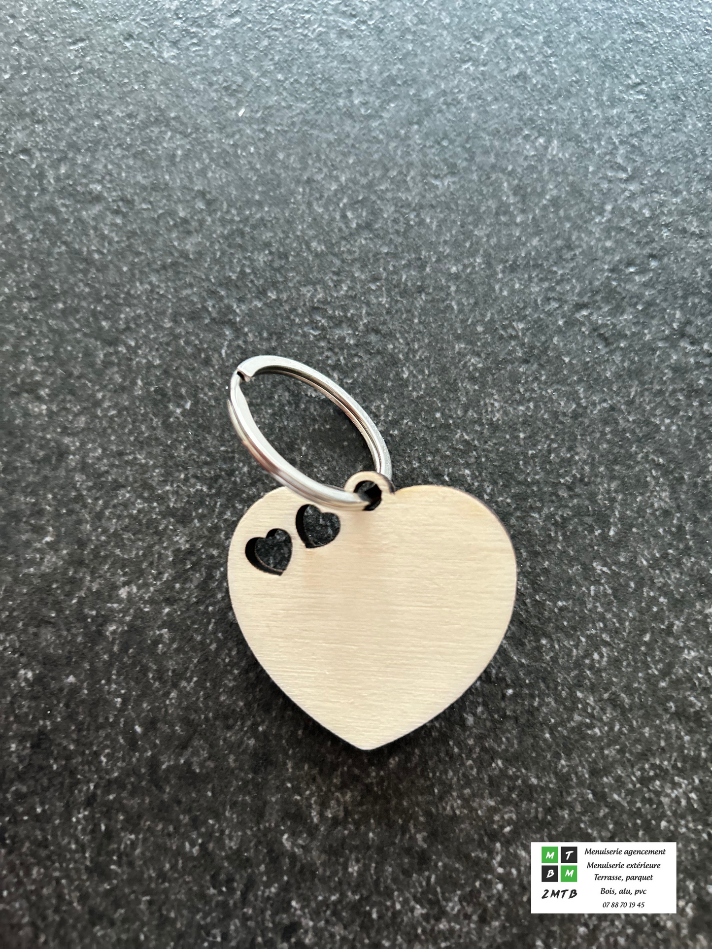 Porte clé en bois personnalisable